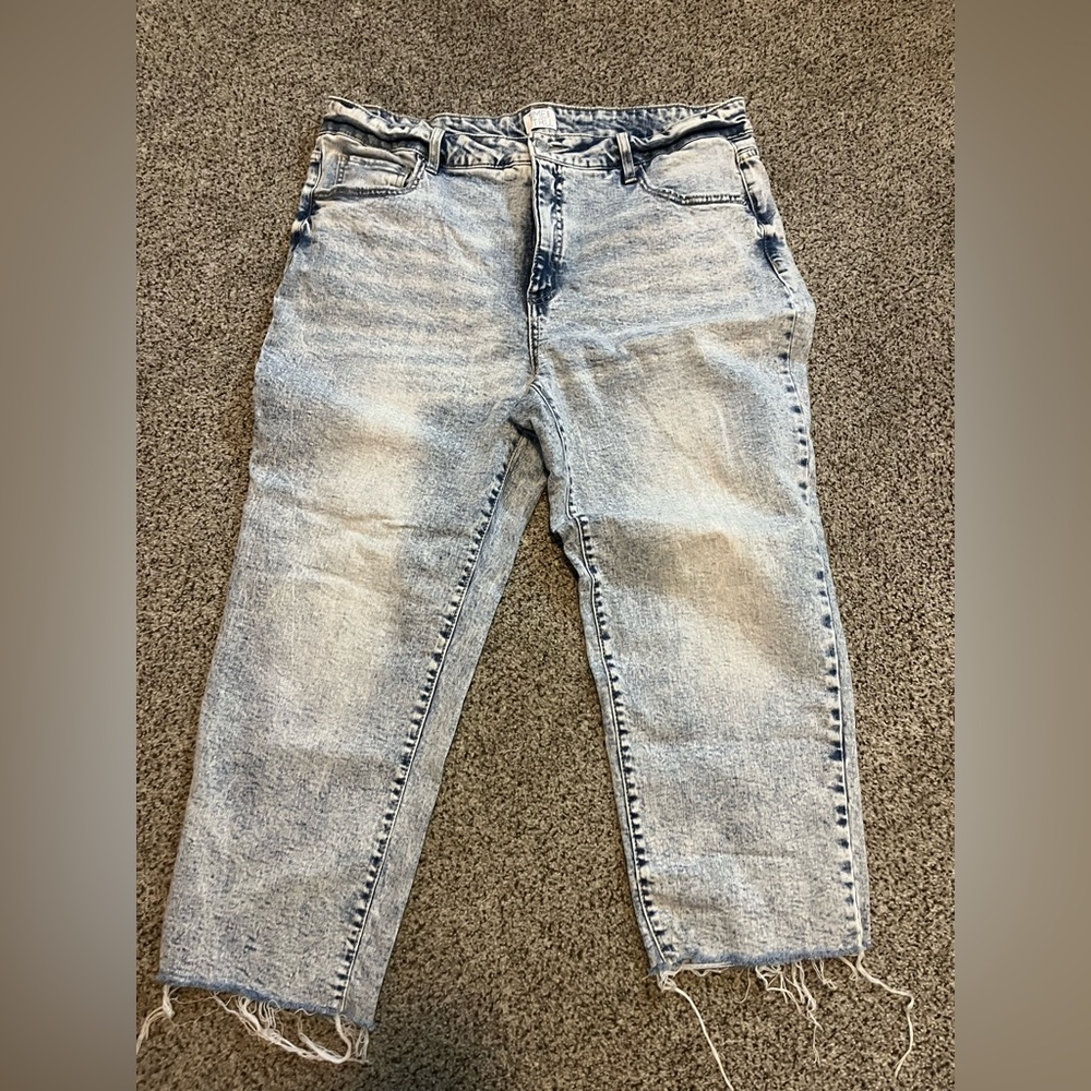 Time and Tru Light Blue Ankle Jeans